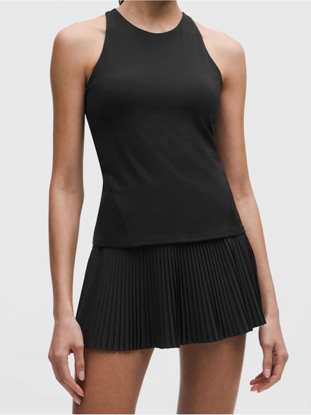 lululemon athletica Black High-Neck Tank